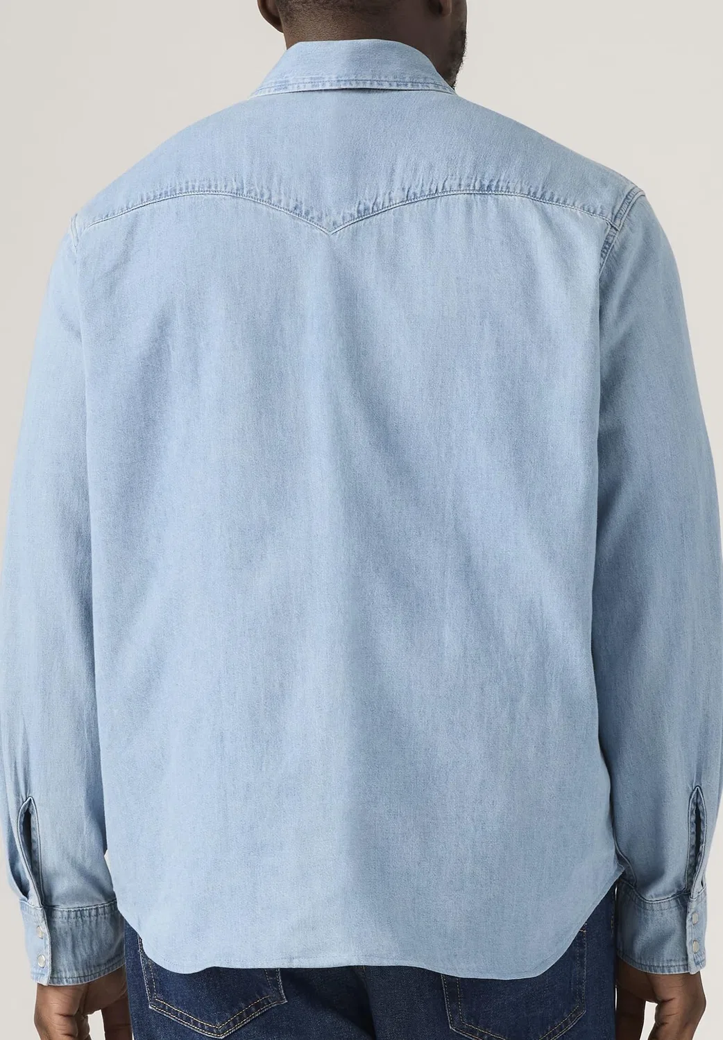 Мужская классическая рубашка Western Big & Tall Levi's, Franklin Stone Wash — фото 3