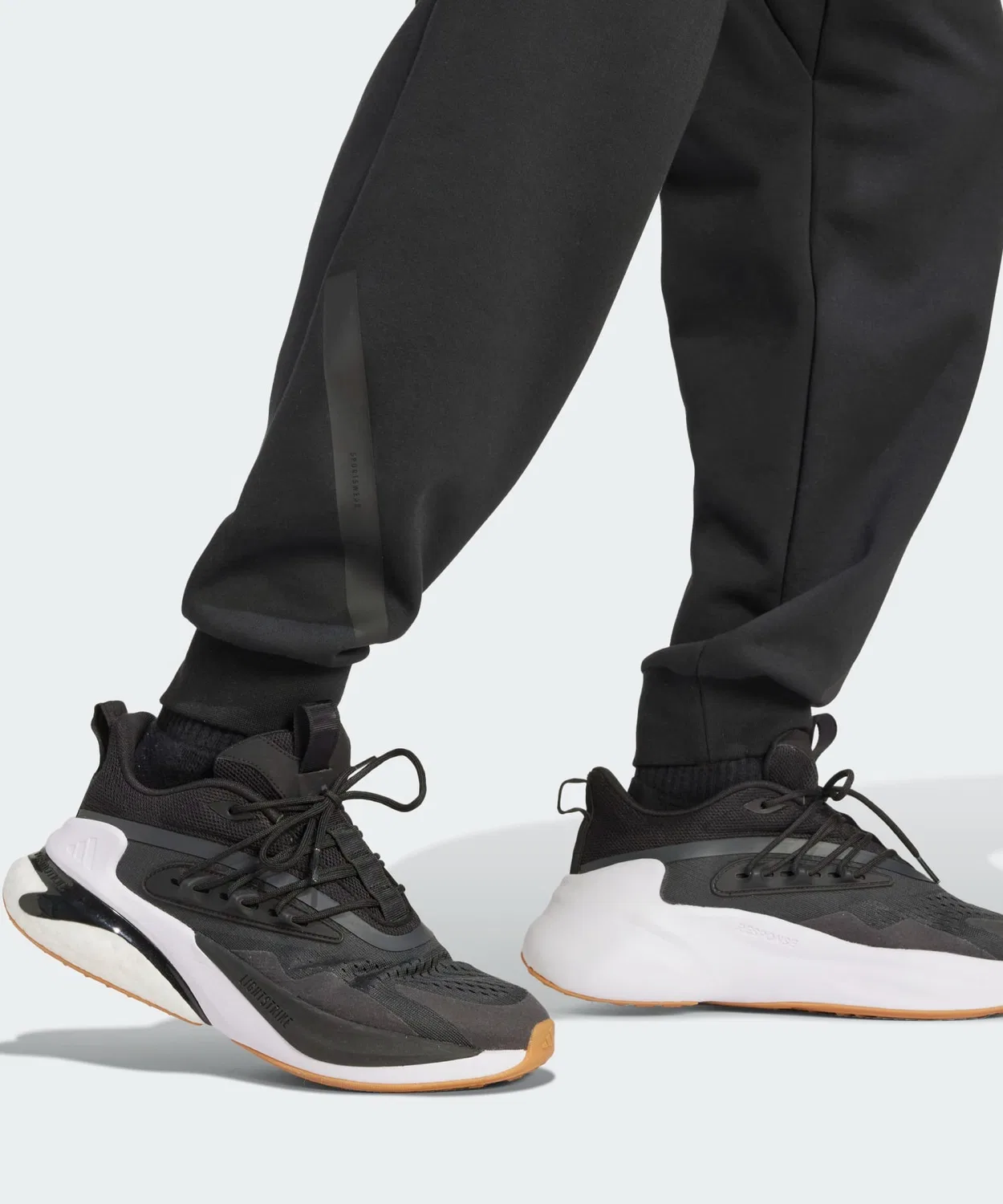 Мужские спортивные штаны с принтом Z.N.E. Adidas, Черный — фото 4