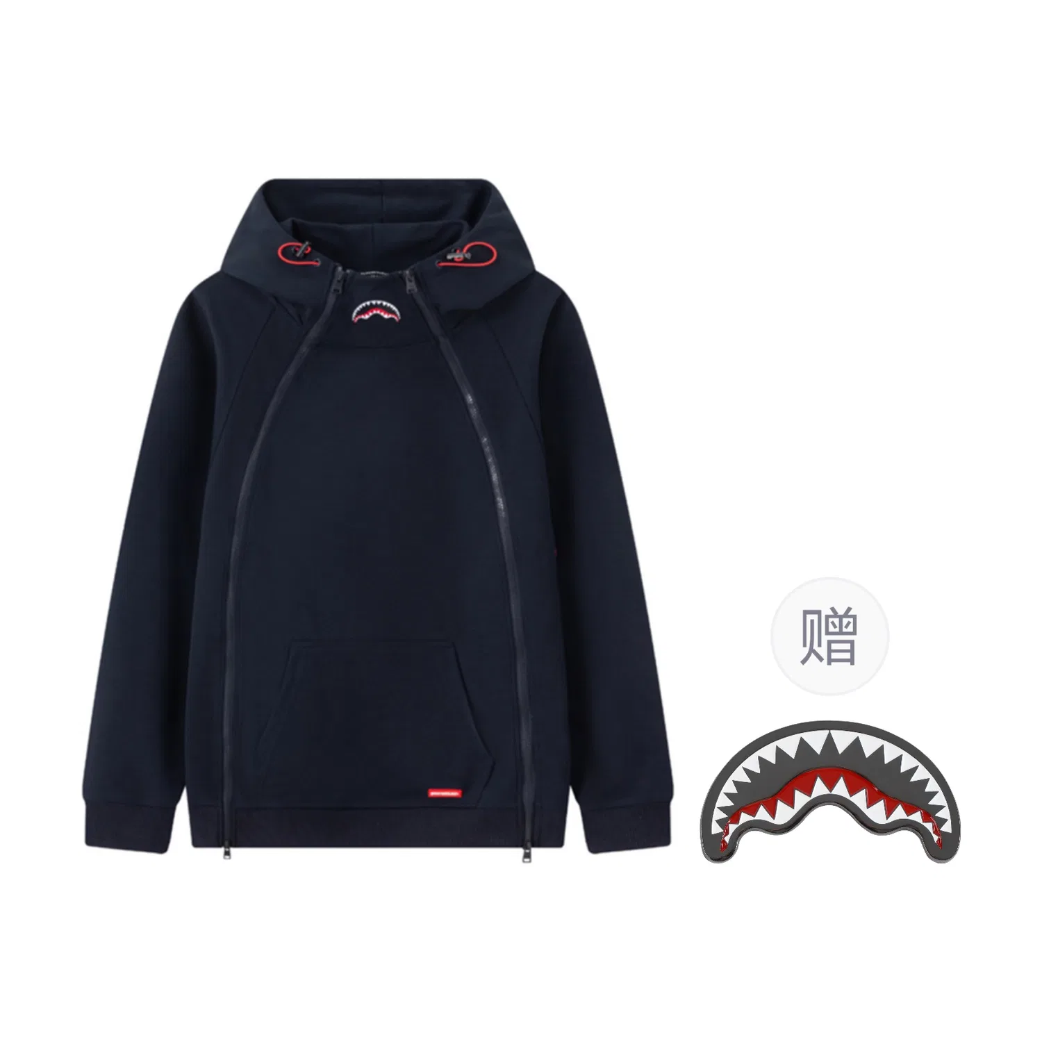 Детский худи с капюшоном Navy Blue (с магнитом на холодильник) SPRAYGROUND, Navy Blue