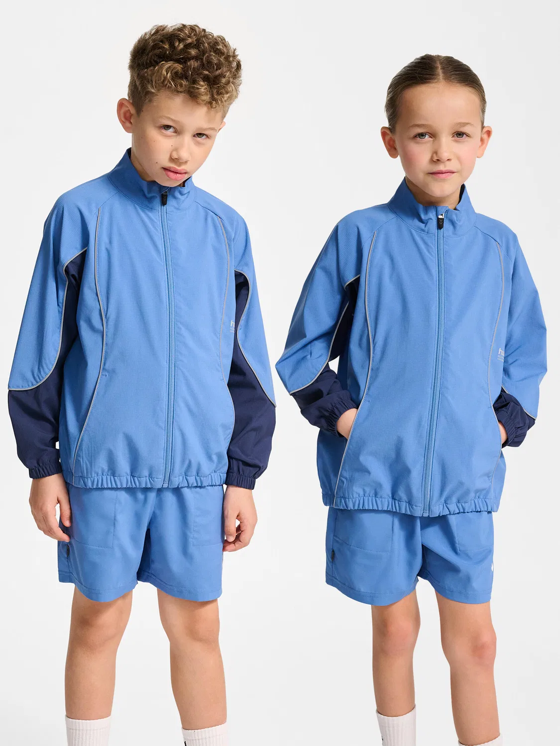 Детская куртка на молнии Woven Lifestyle Hummel, Sturmblau