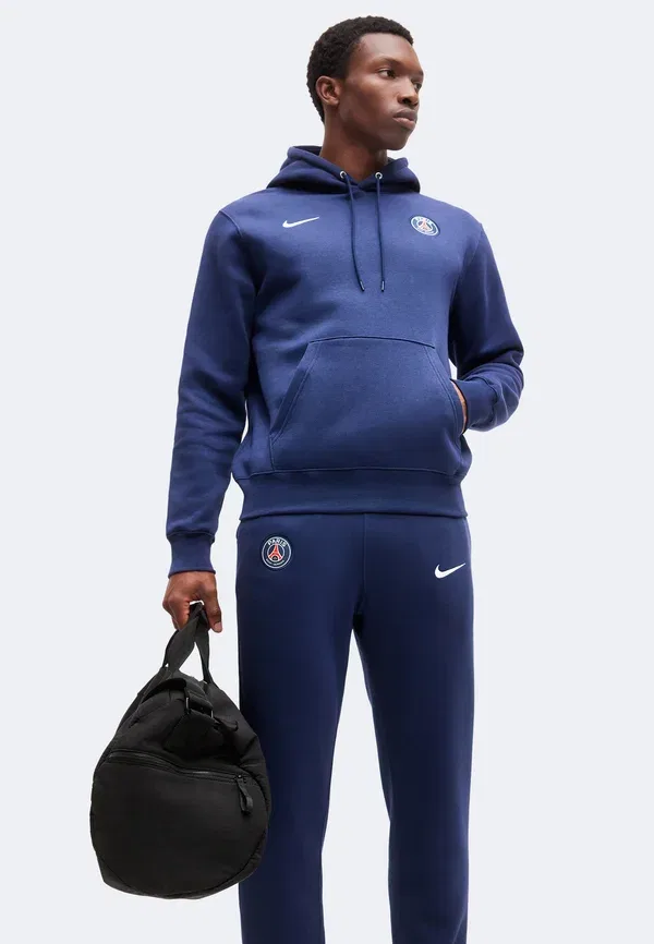 Брюки спортивные, tapered, Psg Club Nike Performance midnight темно-синий/white — фото 4