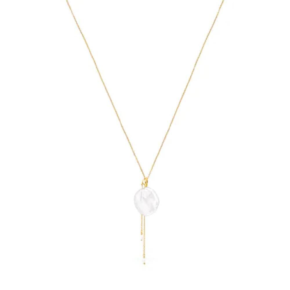 

Колье Tous Vermeil Nenufar Petal With Pearl, серебро/жемчуг