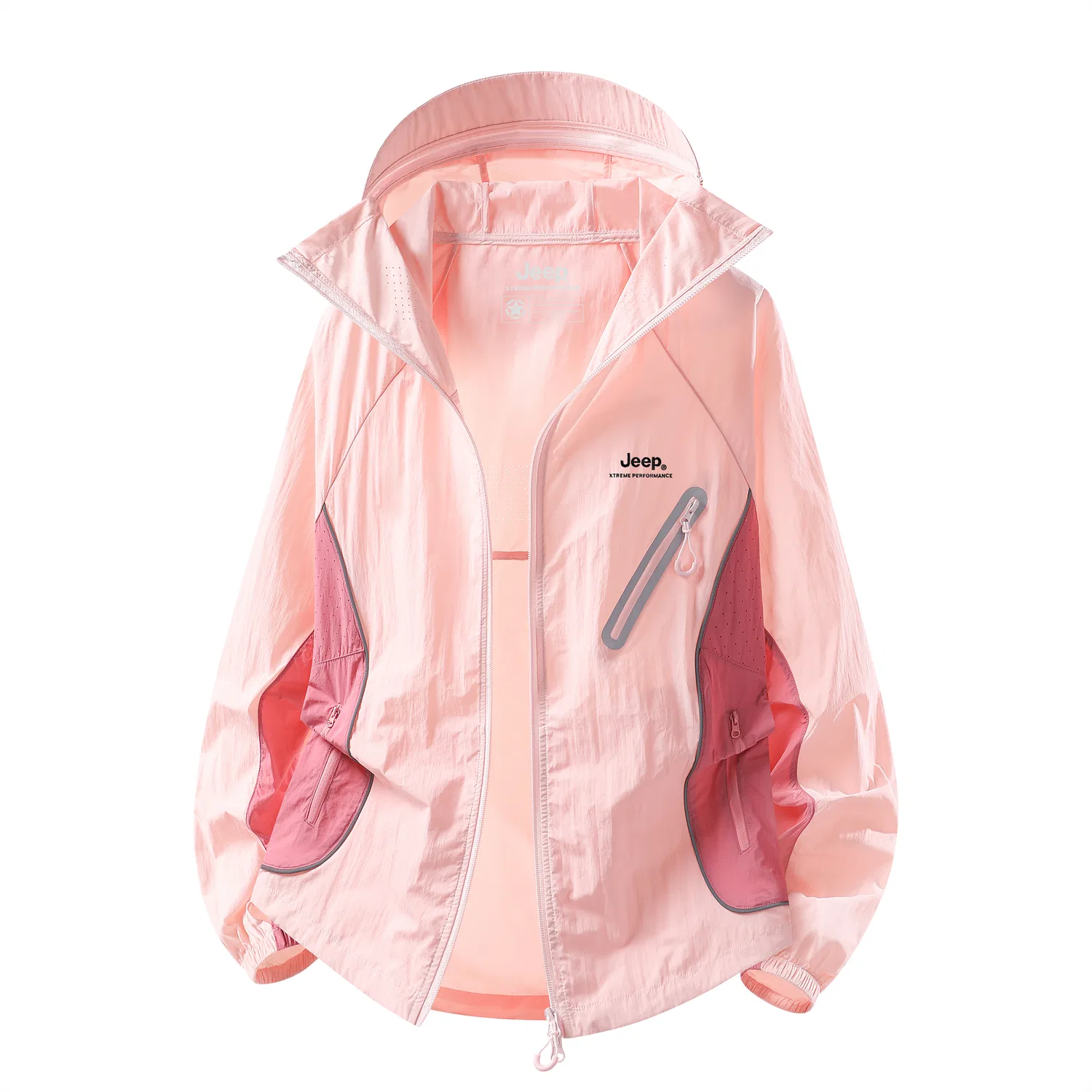 Детская куртка с защитой от солнца Jeep Ice Peak Sun Protection Collection, Raspberry Pink