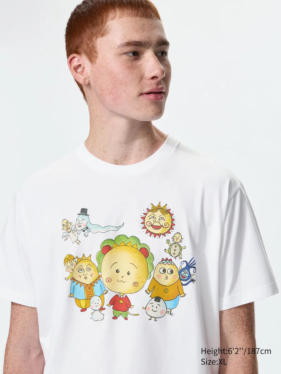Футболка Uniqlo Manga ut shueisha 100th, с рисунком манги Shueisha 100th, белый