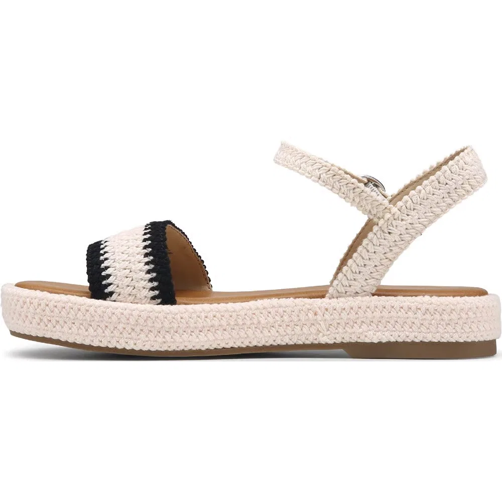 Детские сандалии J-Caprio Steve Madden, Black/Cream Crochet — фото 3