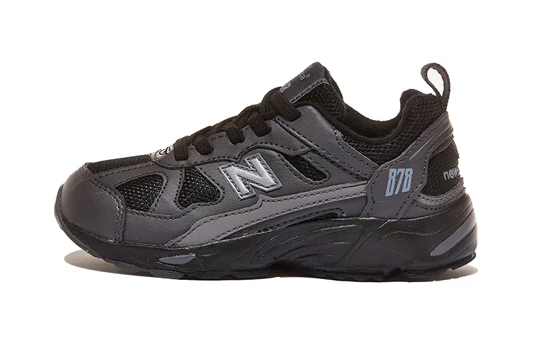 Детские кроссовки с дышащим верхом 878 New Balance, Gray Black
