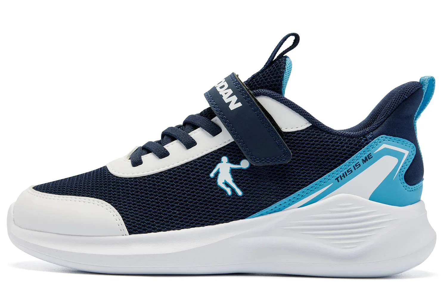 Детские кроссовки с низким верхом QIAODAN, Blue White
