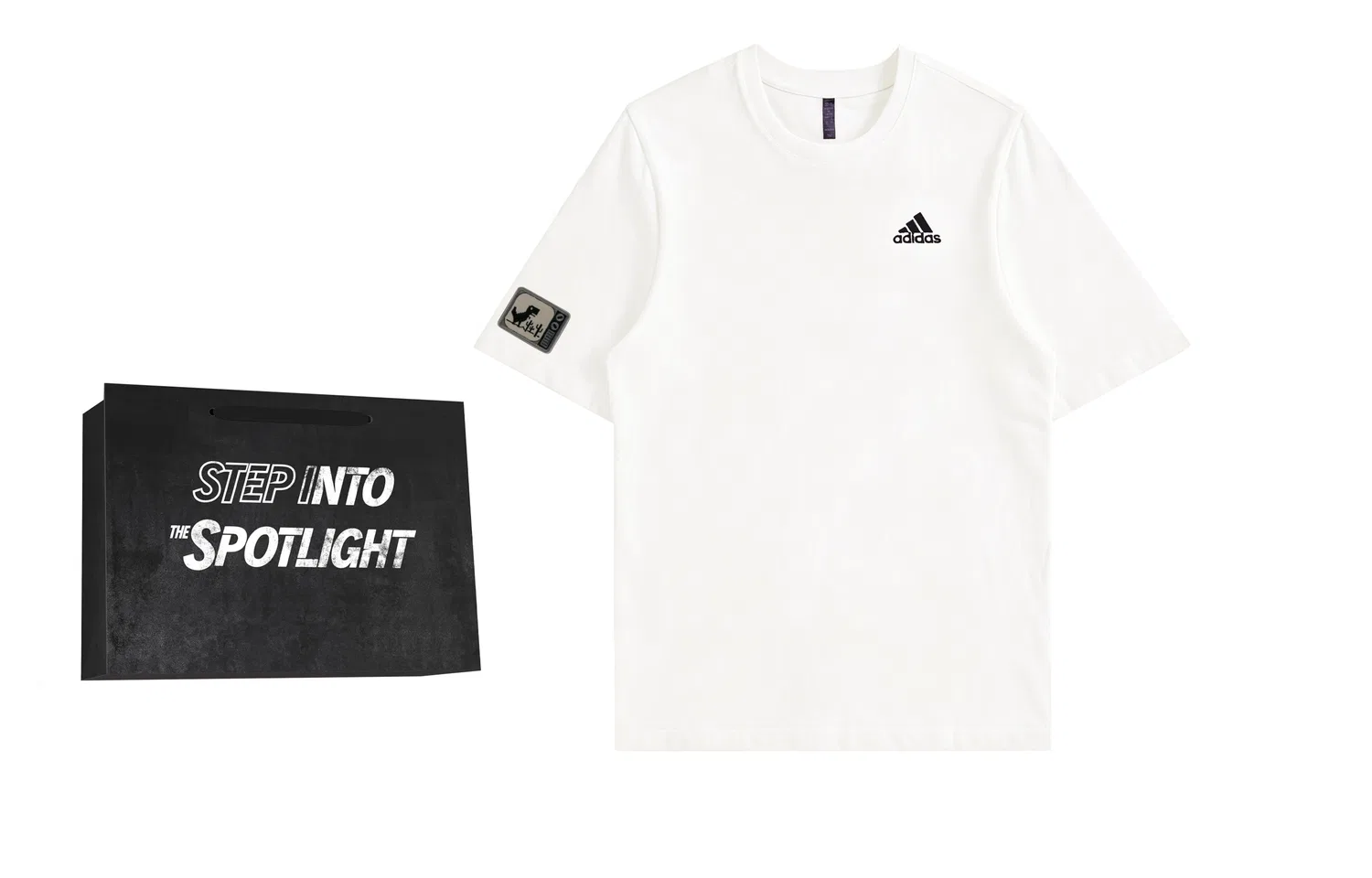 Футболка оверсайз с логотипом Adidas MUST HAVES, Белый