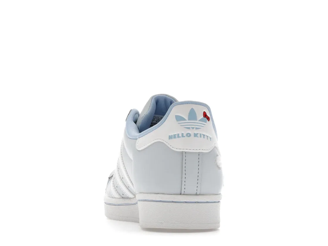 Детские кроссовки Lifestyle Adidas Superstar, Halo Blue/Cloud White/Glow Blue — фото 4