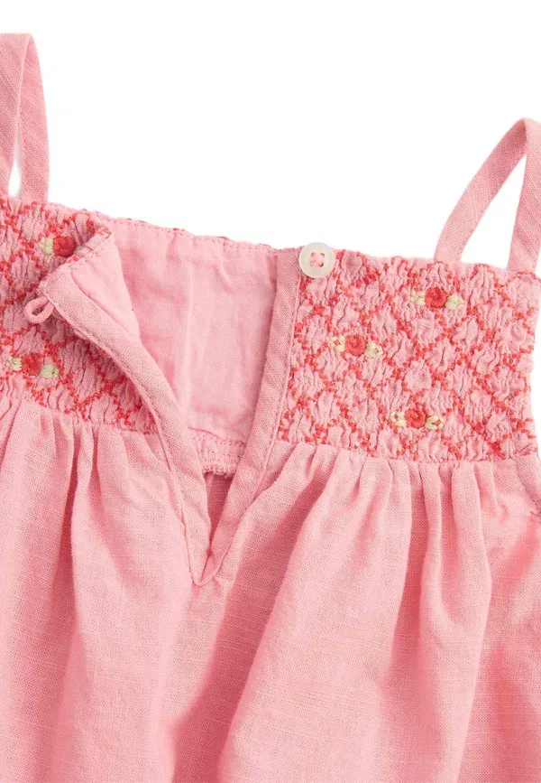 Комплект из топа и юбки с цветочным принтом, 2 piece floral set, Marks & Spencer, розовый — фото 3