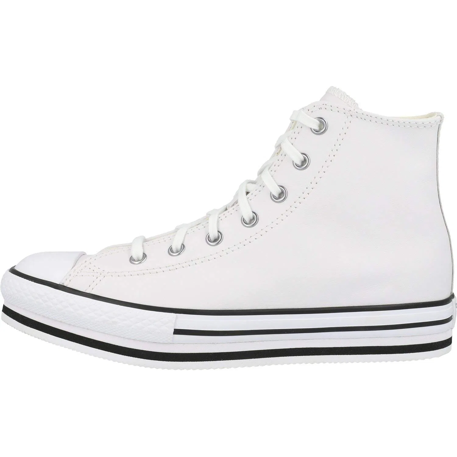 Детские кроссовки для девочек на платформе Chuck Taylor All Star Move Converse, White — фото 2