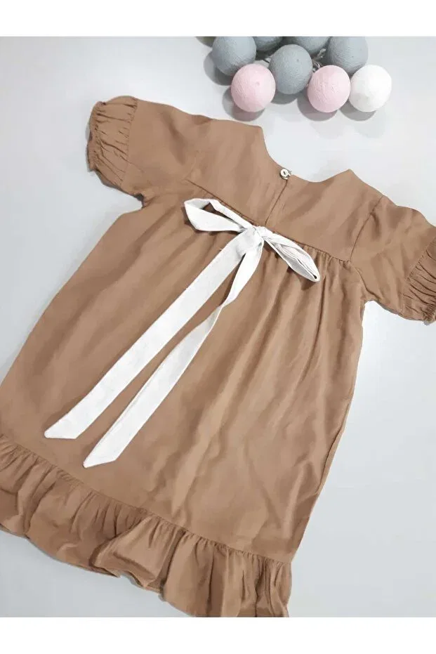 Детское платье для девочек хлопковое Sönmez Baby, Brown