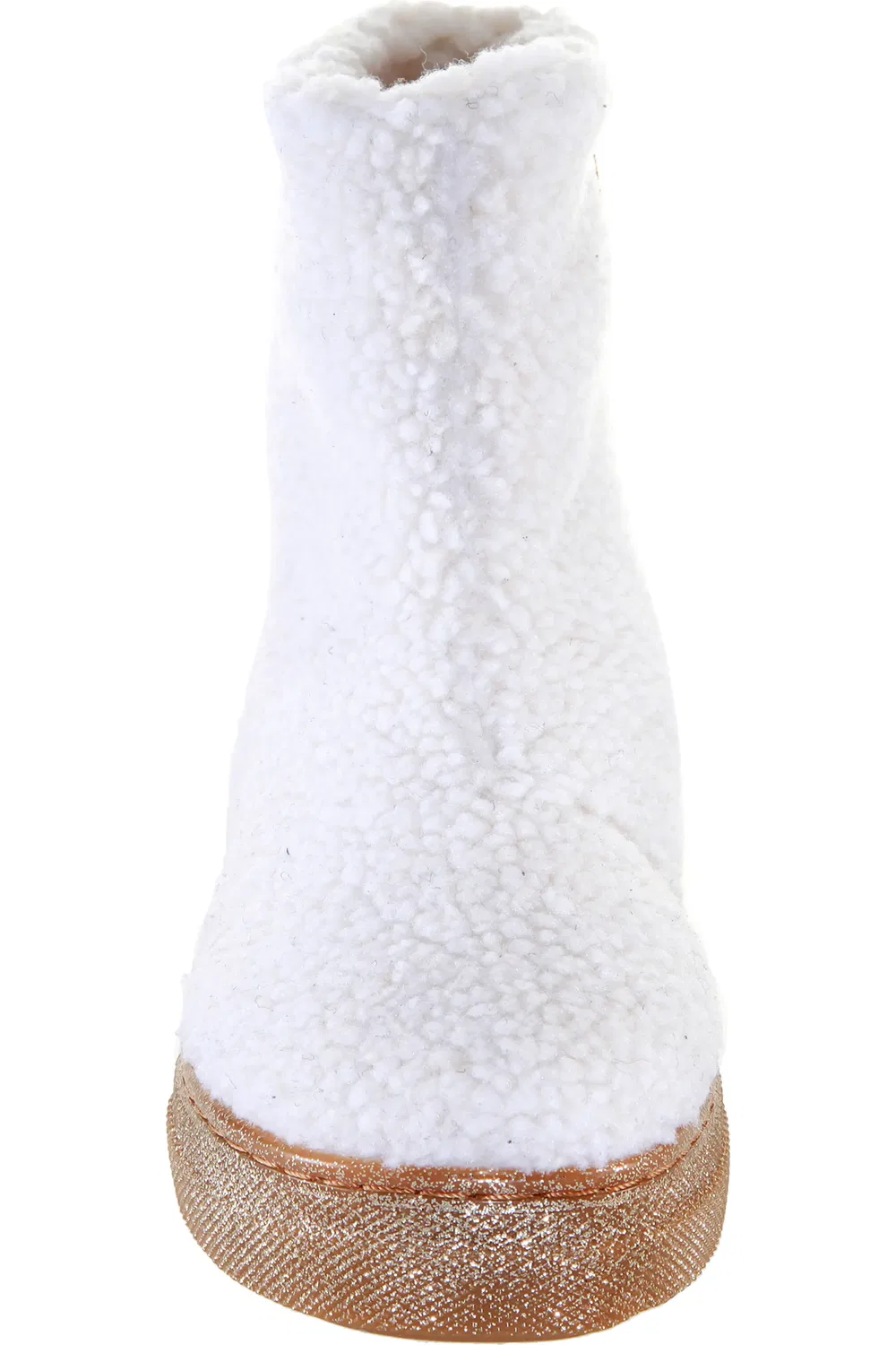 Детские ботинки из искусственного меха Palva Nina, Ivory — фото 4