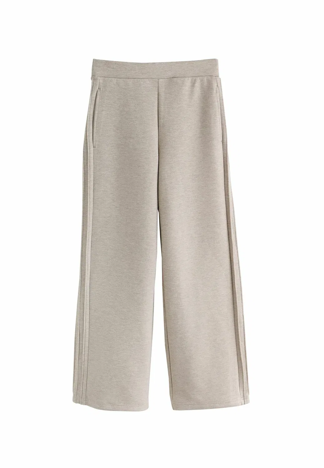 Укороченный крой - спортивные брюки n.premium с широкими штанинами - спортивные штаны Next, Neutral