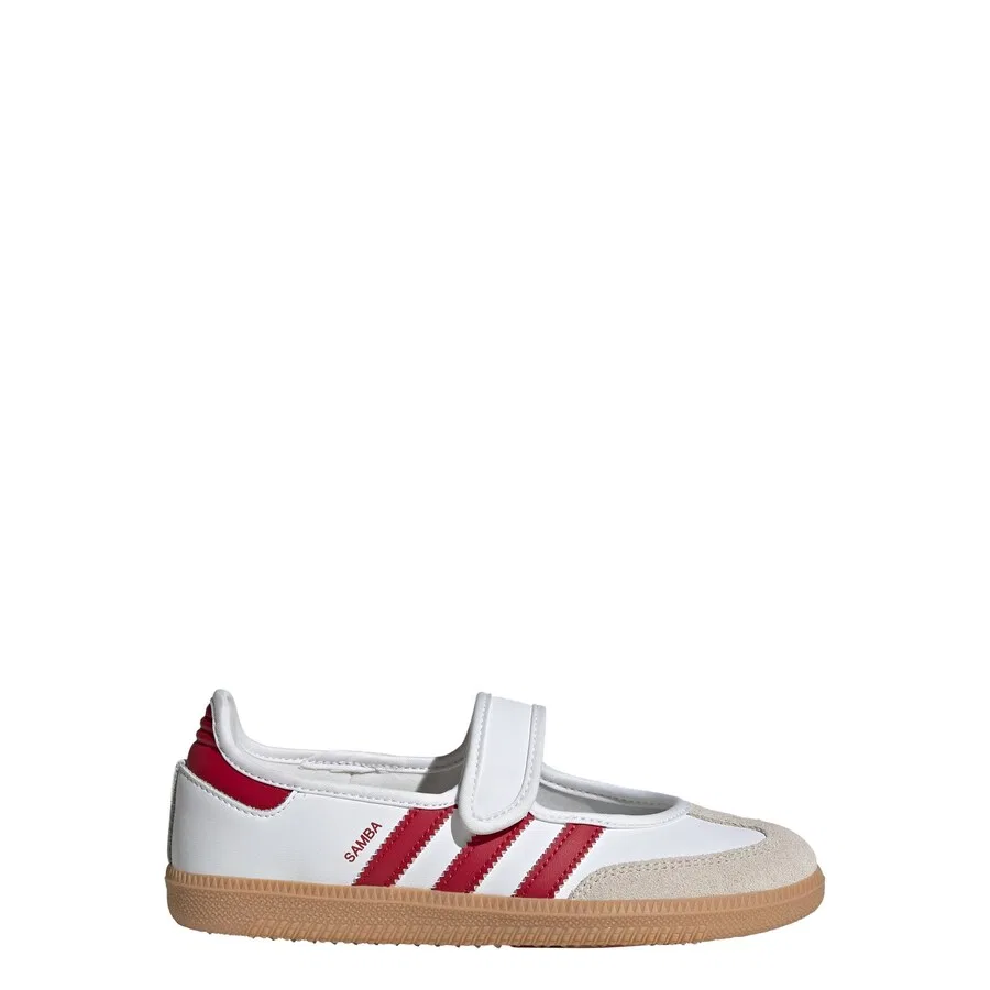 Балетки ADIDAS ORIGINALS 'Samba' белого цвета — фото 2