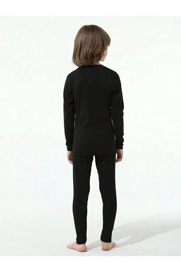 Детские термоштаны для мальчиков Madalina, Black — фото 2