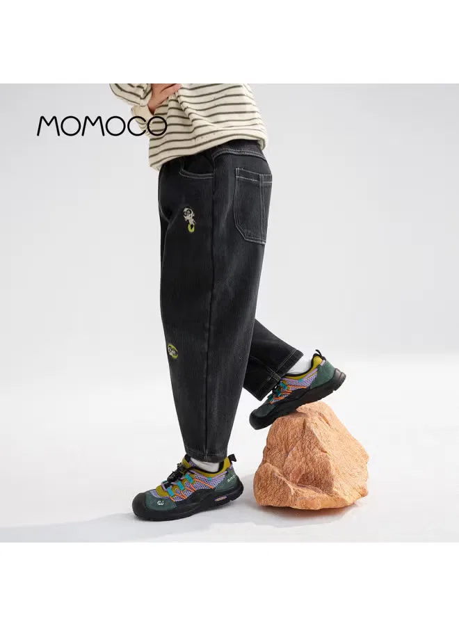 Штаны джинсовые деним для мальчиков Momoco, синий — фото 3