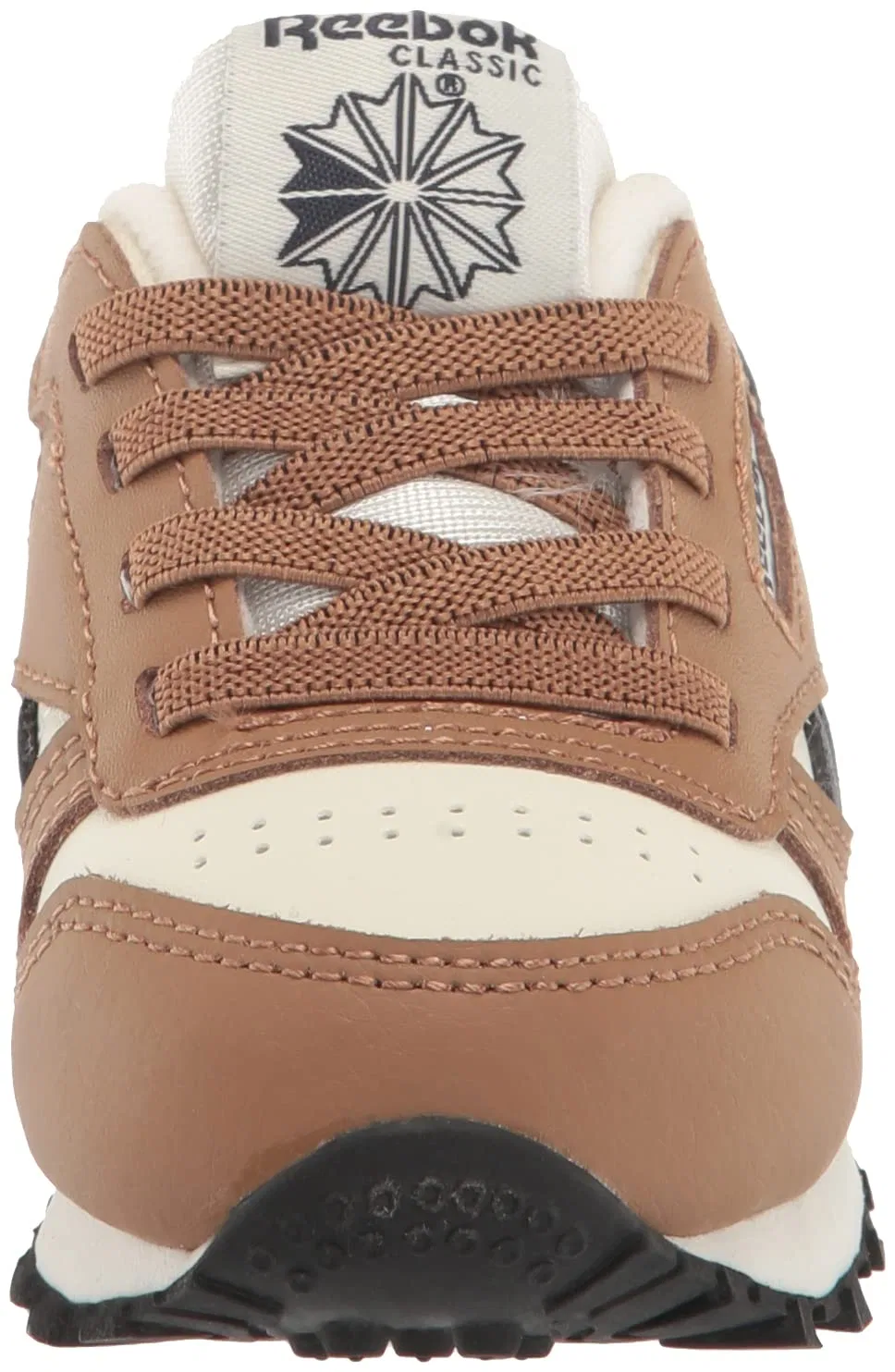 Детские кроссовки для мальчиков и девочек с низким верхом Classic Leather Reebok, Wild Brown Chalk — фото 2
