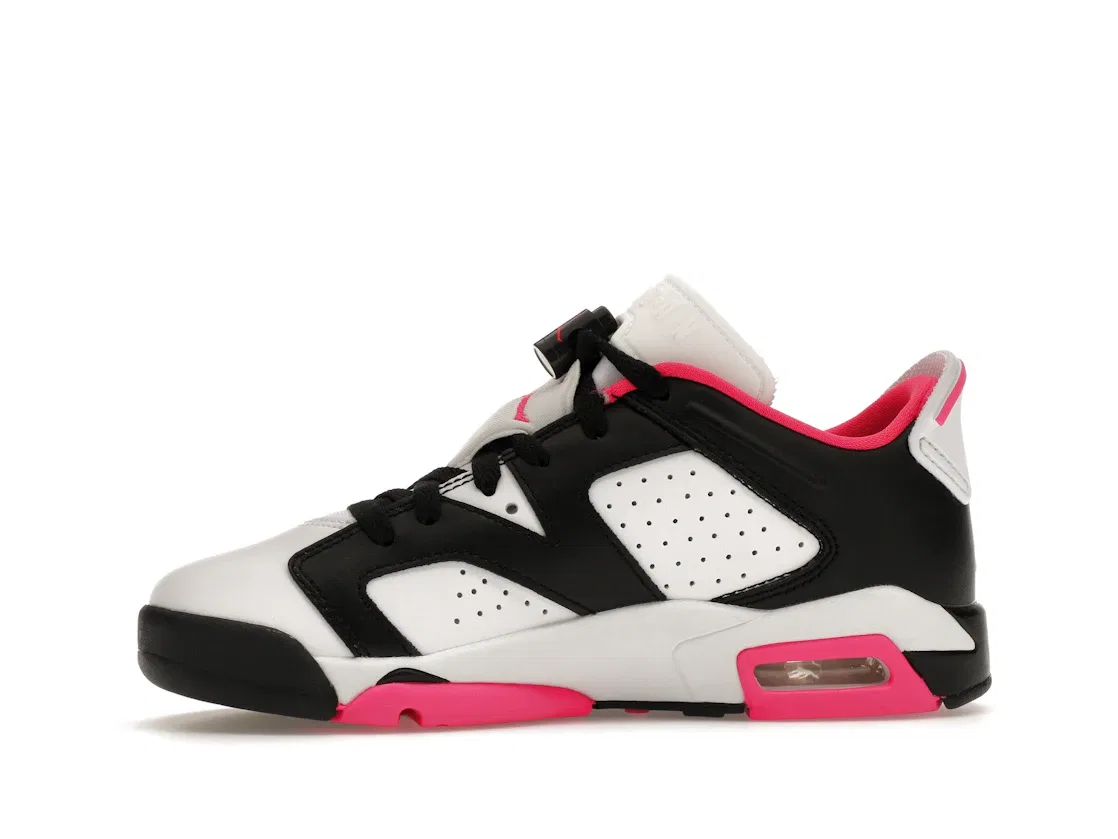Детские кроссовки с низким верхом Jordan 6 Retro Low Fierce Pink (GS) Jordan, Black/White/Fierce Pink — фото 3