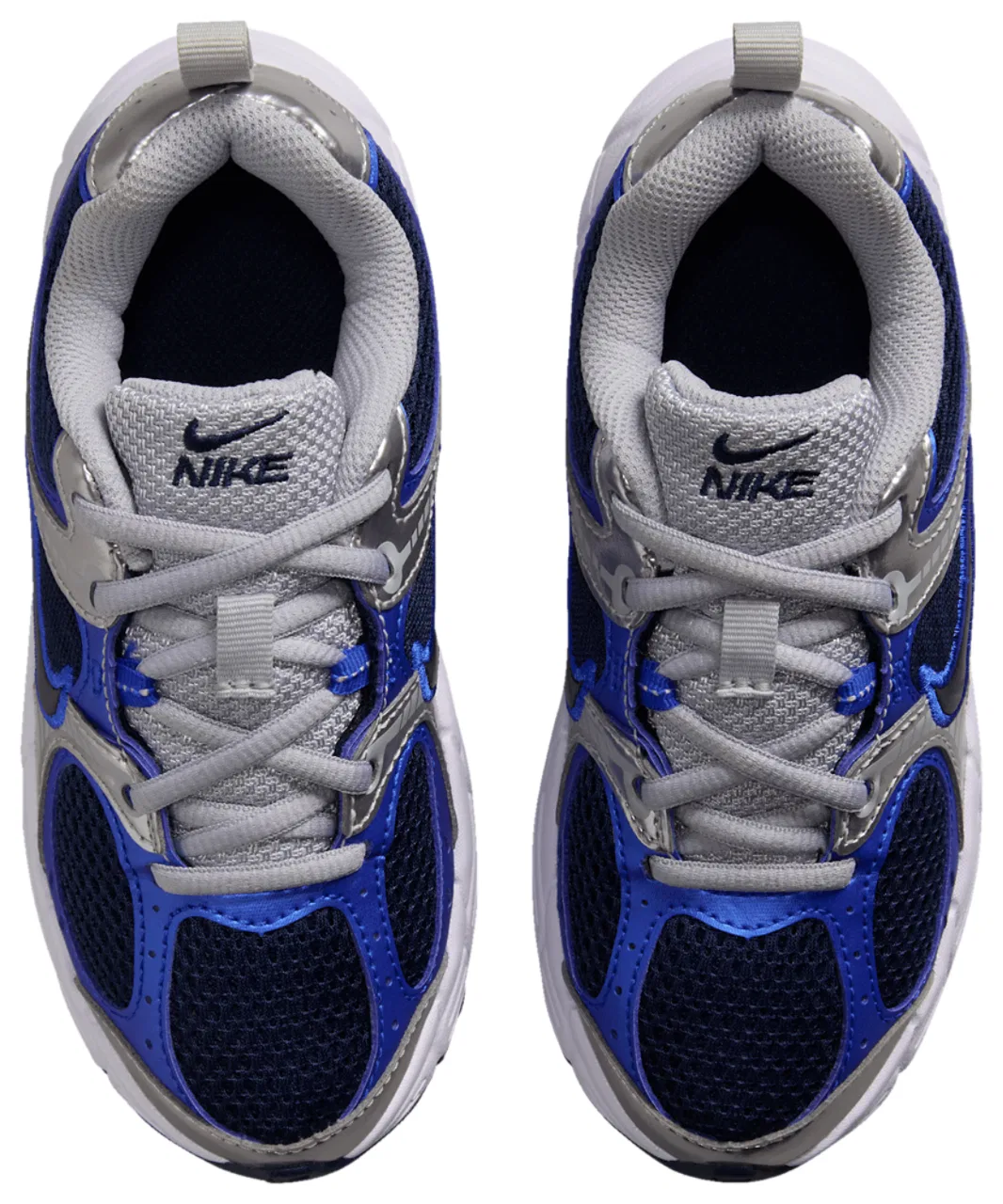 Детские кроссовки для мальчиков с дышащим верхом Nike V5 RNR, Wolf Gray/Racer Blue/Blue Eclipse — фото 4