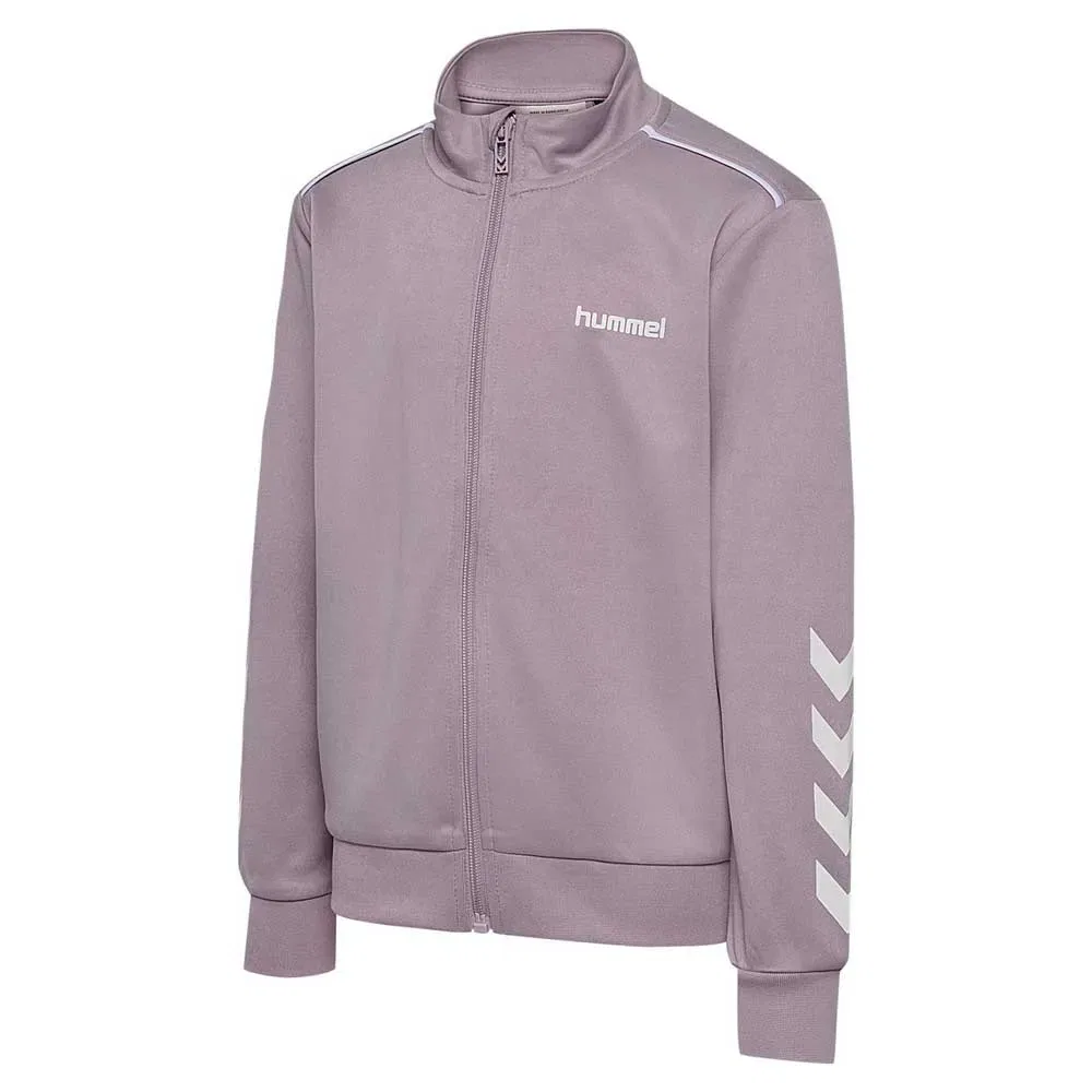 Детский спортивный костюм для девочек с принтом Hummel, Purple — фото 4