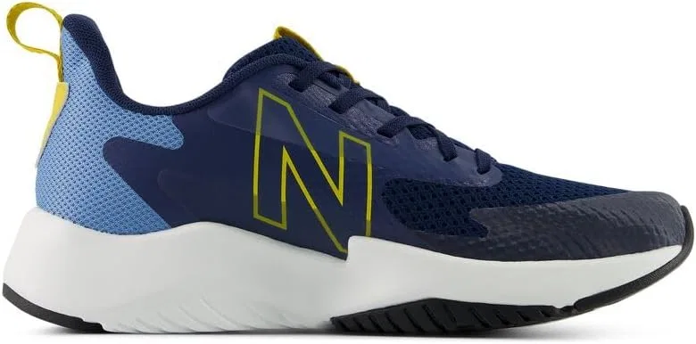 Детские кроссовки для мальчиков с принтом Rave Run New Balance, Analog Blue/Nb Navy — фото 3