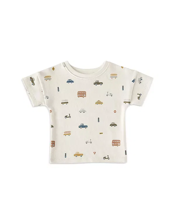 Детский топ с принтом Unisex Dropped Shoulder Tee Pehr, Rush Hour