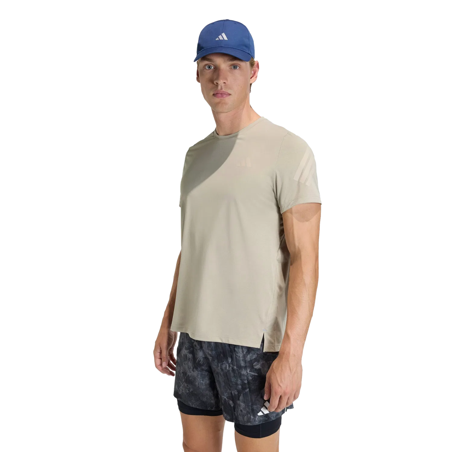 Мужская футболка с технологией Climacool Adidas, бежевый — фото 2