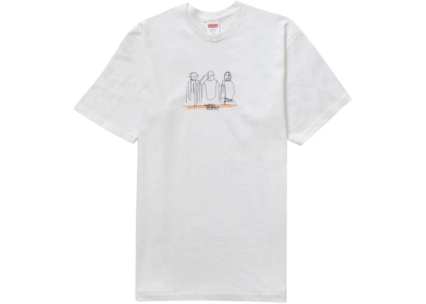 Мужская футболка Supreme Tee, Белый