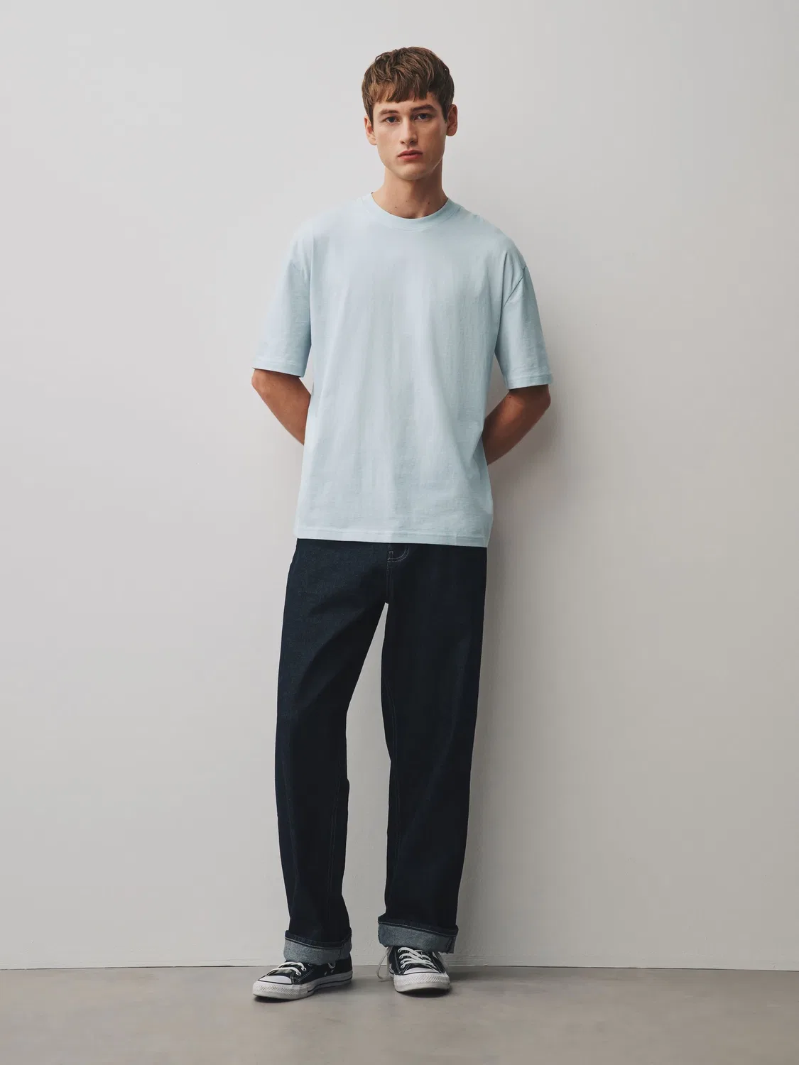 Футболка Relaxed Fit Essential Next, Blue Ice — фото 2