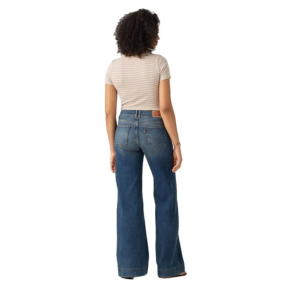 Женские джинсы с широкими штанинами 318 Tailored Wide Leg Levi's, Blue — фото 2
