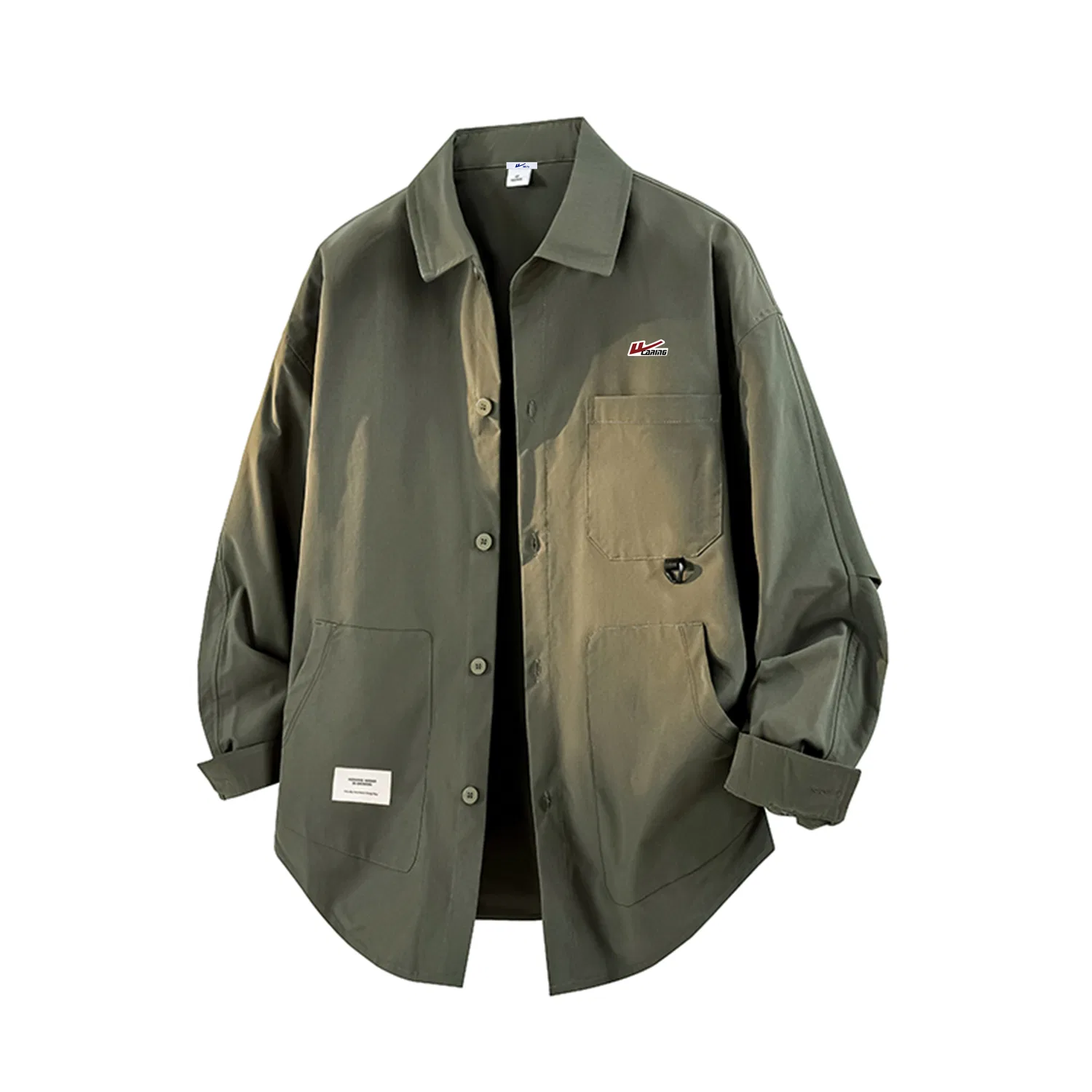 Детское пальто с лацканами Spruce Green (DIY Badge) WARRIOR