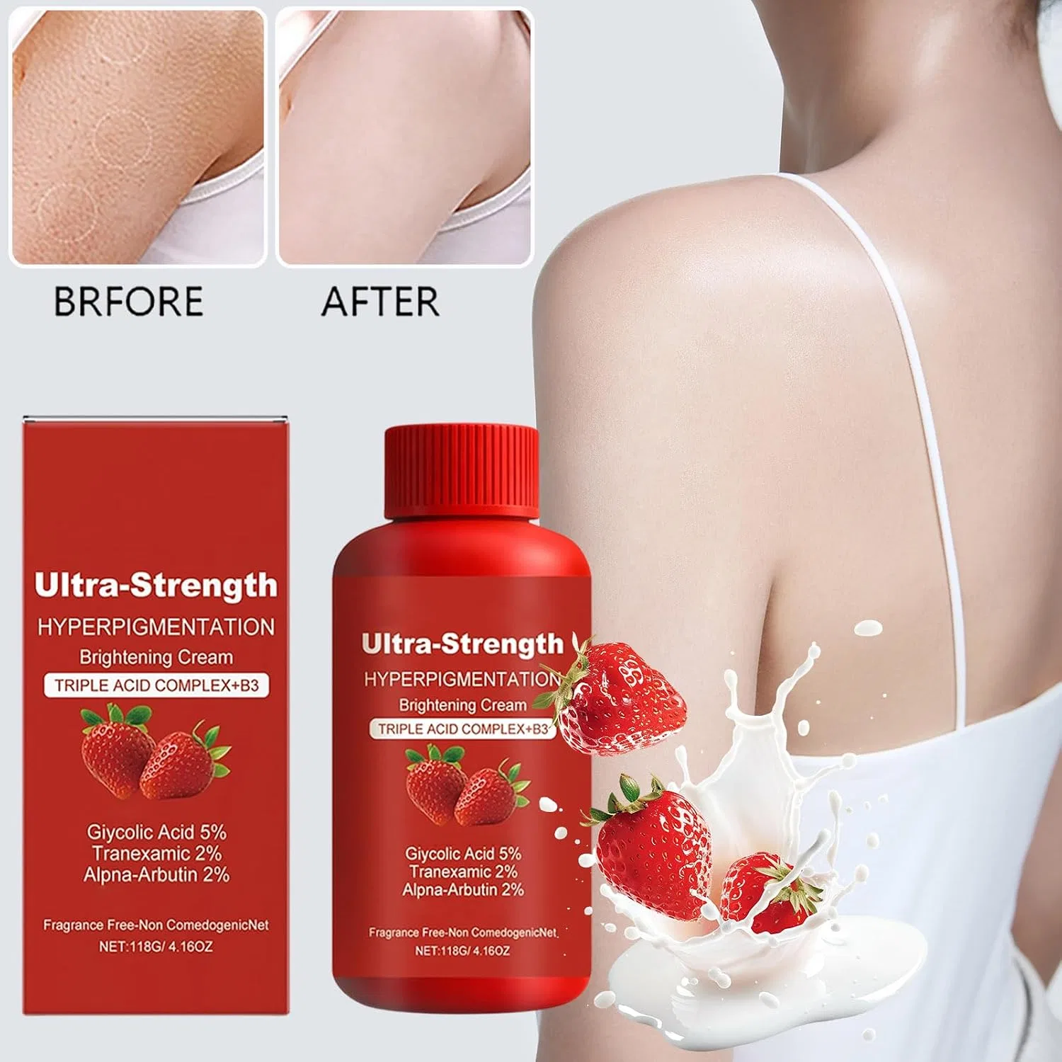 Крем для тела Strawberry Skin Treatment, Generisch, 120 г — фото 2