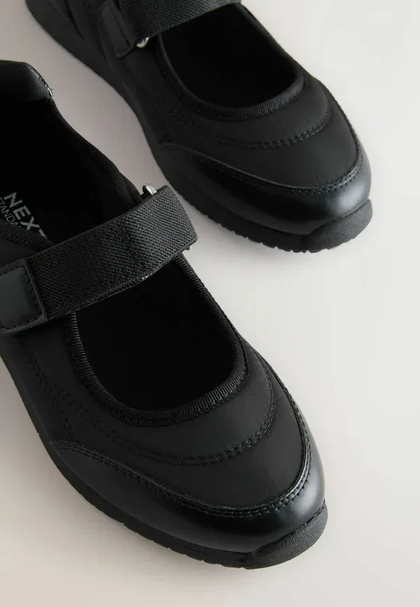 Кроссовки с ремешком на липучке Mary Jane Sporty Trainers Next, черный — фото 4