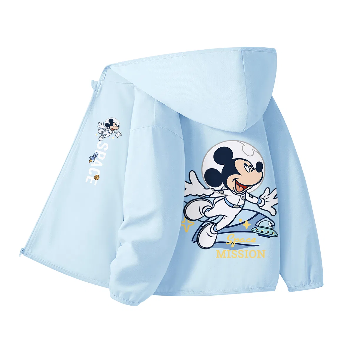 Детская куртка солнцезащитная, Crew Neck, Disney, Double Light Blue