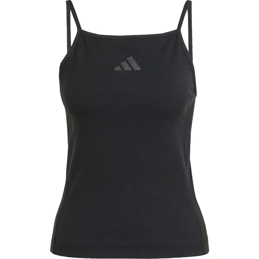 Спортивный топ без рукавов с принтом Sportswear JJ1224 ALL SZN Rib Atlet adidas, Черный — фото 3