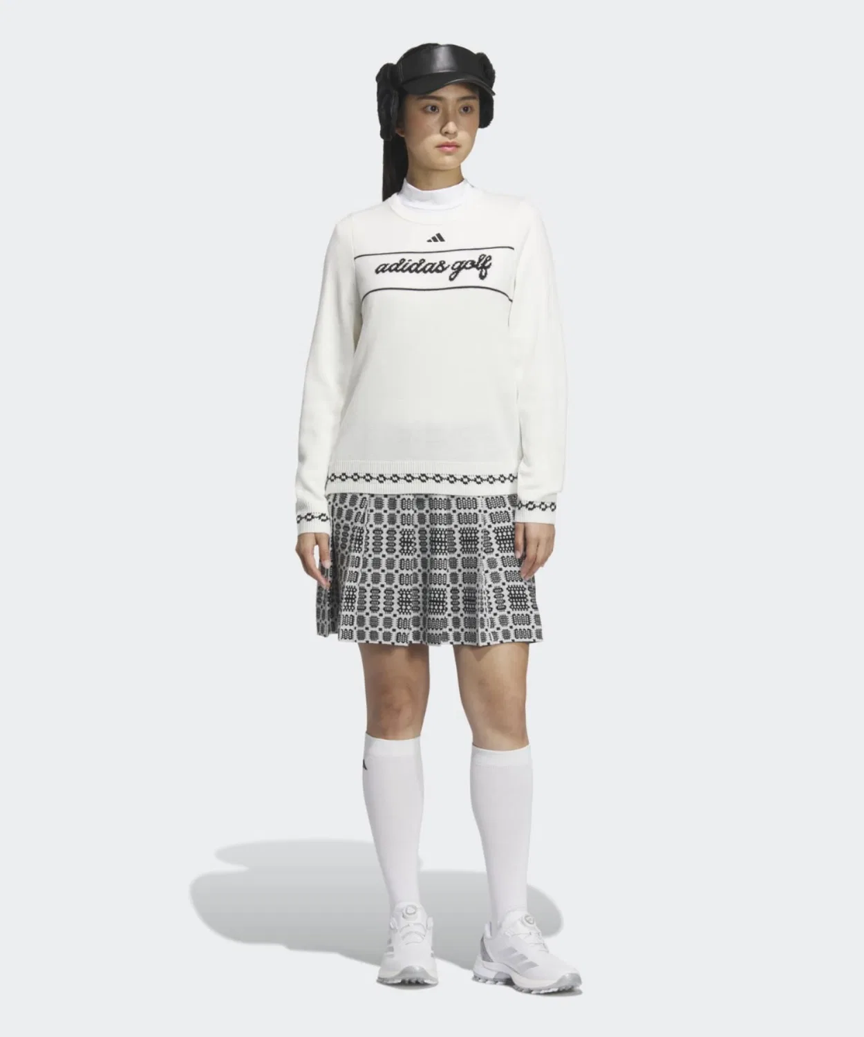 Женский свитшот с длинным рукавомTraditional Pattern Adidas, Белый — фото 4