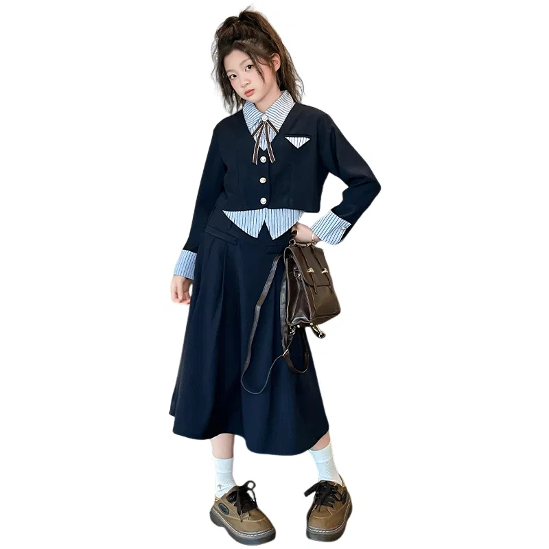 Детский комплект топ и юбка Sweet Cool Lanza, Navy Blue