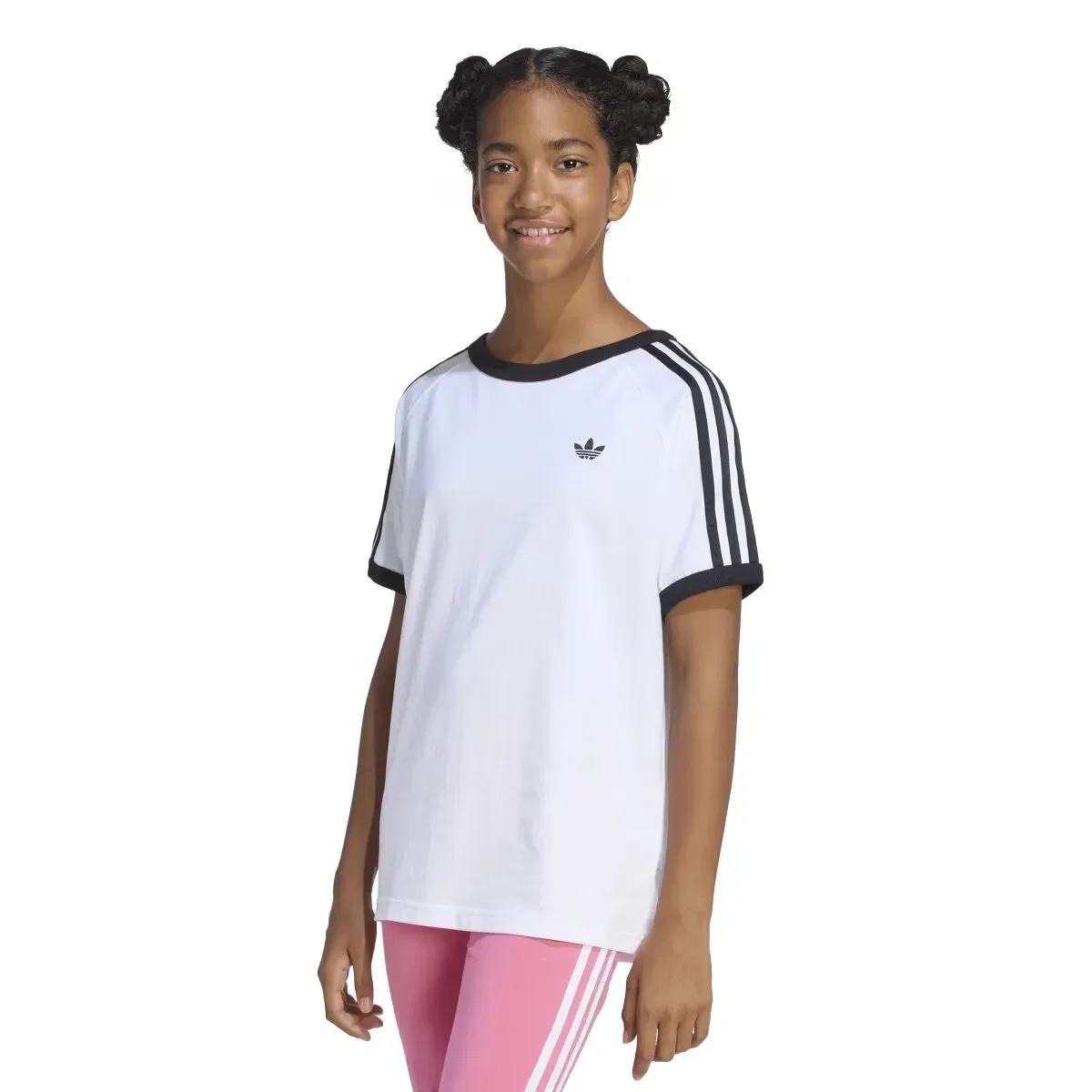 Детская футболка с принтом Adicolor Adidas Originals, Blanco
