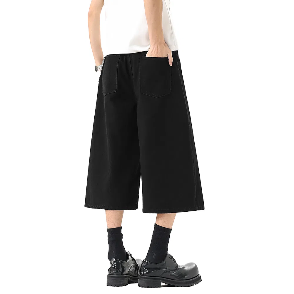 Детские джинсовые шорты Unisex Moderate PAL ONGACO, Black — фото 4
