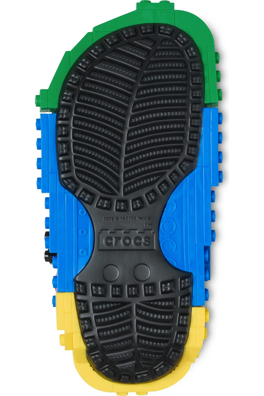 Детские сабо с LEGO-дизайном Creativity Clog Crocs, черный — фото 4