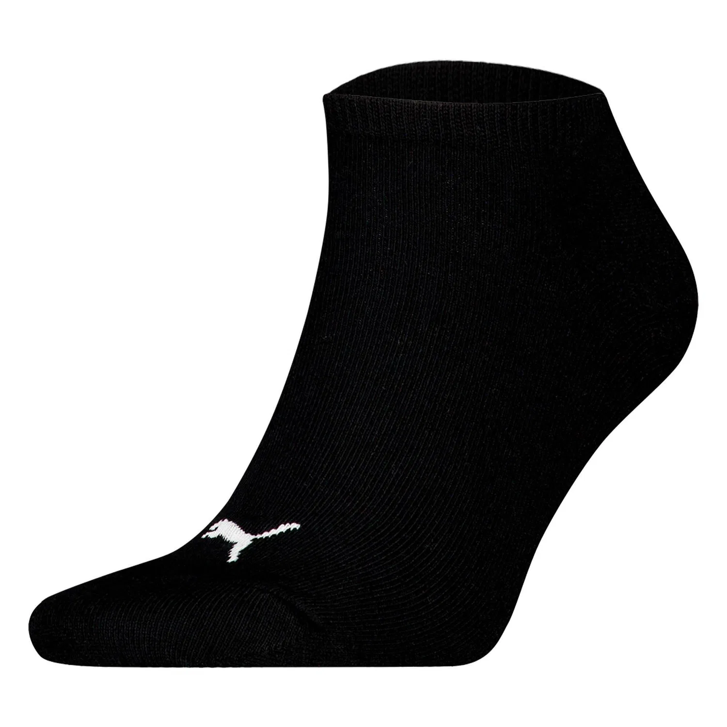 Детские носки-невидимки Stretch-Sneaker Plain ECOM 12P Puma, Черный — фото 3