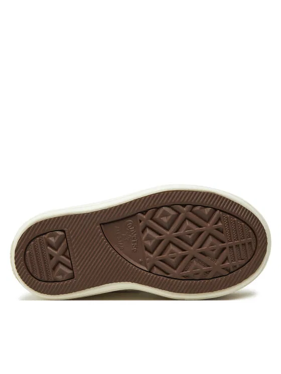 Кеды Chuck Taylor All Star Move Platform Leather Converse, бежевый — фото 4