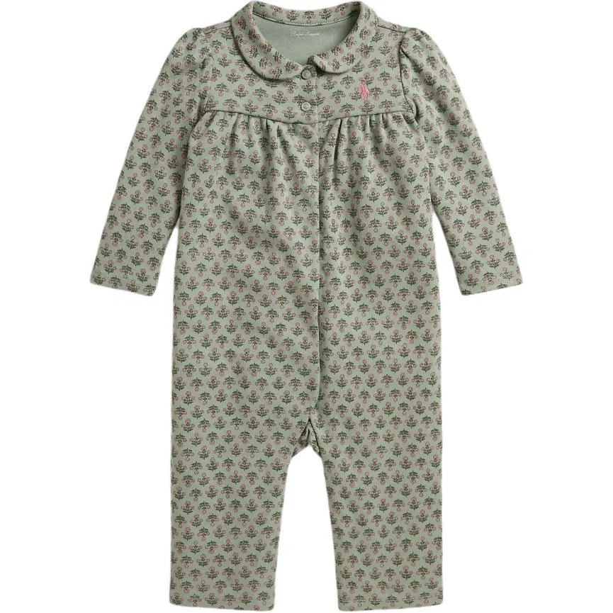 Детский комбинезон для ползания с принтом Garden Pattern Polo Ralph Lauren