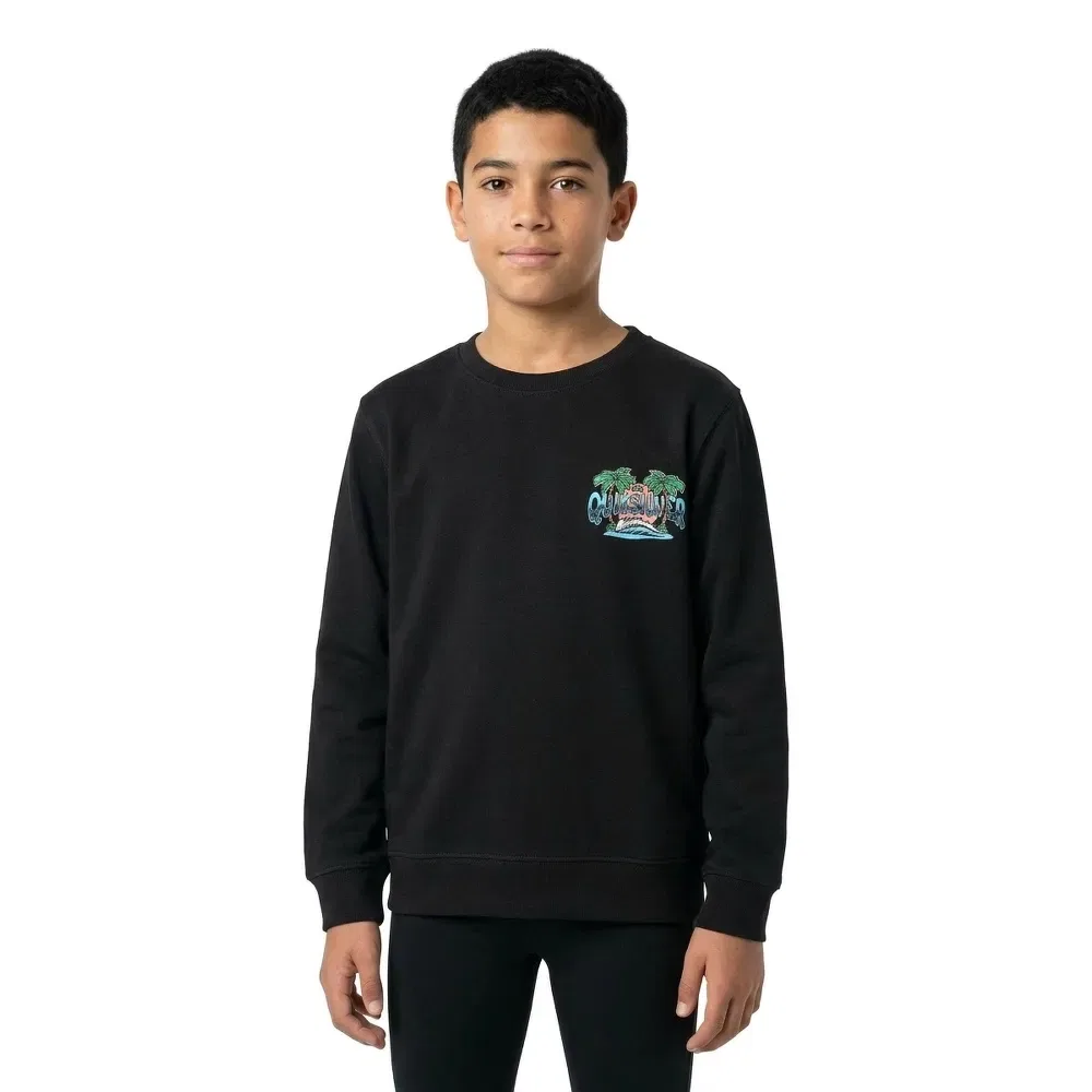 Свитшот Graphic Quiksilver, черный — фото 3