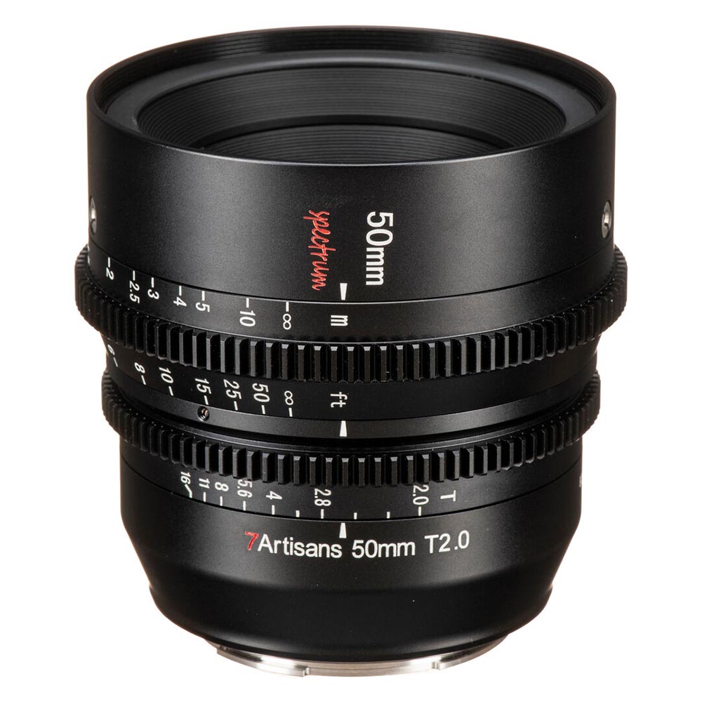 

Кинообъектив 7Artisans 50mm T2.0 Spectrum, Canon RF Mount, черный