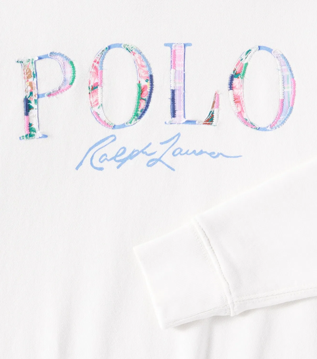 Свитшот хлопковый Polo Ralph Lauren Kids, белый — фото 2