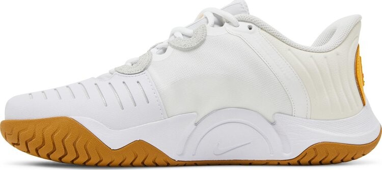 Кроссовки Nike NikeCourt Air Zoom GP Turbo 'Summit White University Gold', белый — фото 4