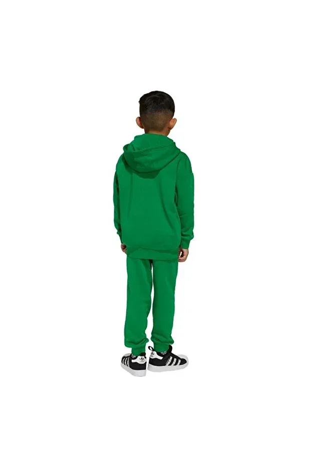 Детский спортивный костюм для девочек с принтом Disney Mickey Mouse Kids Tracksuit Set Adidas, Green — фото 2