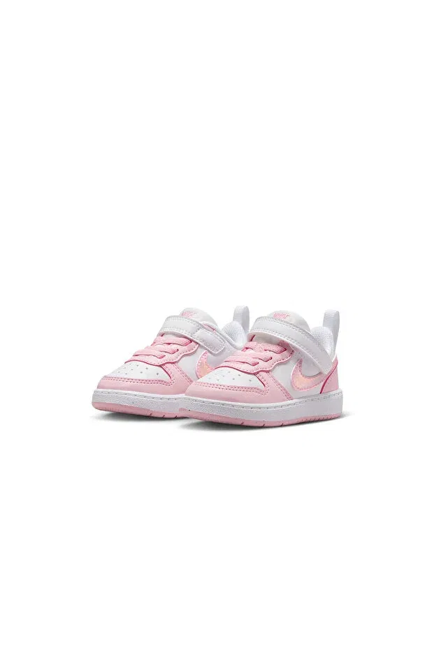 Детские кроссовки для девочек текстильные Glam Nike, Pink — фото 4